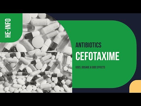 #Cefotaxime | Uses, Dosage, Side Effects & Mechanism | Claforan