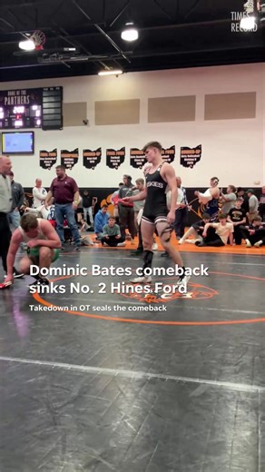 Dominic Bates talks about his win over No. 2 Hines Ford at the Jimmy Wood Invitational. | DailyJeff Newspaper