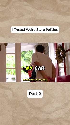 I Tested Weird Store Policies #vlog #funny #troll #viral #fyp | vlog