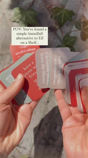 🎅 Advent Calendar Made Easy! 🥳 30 mindful activity cards makes filling your advent calendar a breeze. 🙌 The whole family will love them because: 🌟 30 cards to choose from (for only 24 days of advent!) 🎄 Super easy and fun 🌿 Plastic-free craft ideas 🎅 Family connection time 🎄 Easy family adventures 🙏 Encourages connection, not consumption 💚 Create new traditions and cherished memories Get yours now and enjoy a more meaningful Christmas with your kids! 💚🌼 | Your Wild Books