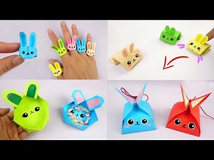 5 Ostern Ideen basteln 🐣 - Deko, Geschenke & DIY - Basteln mit papier