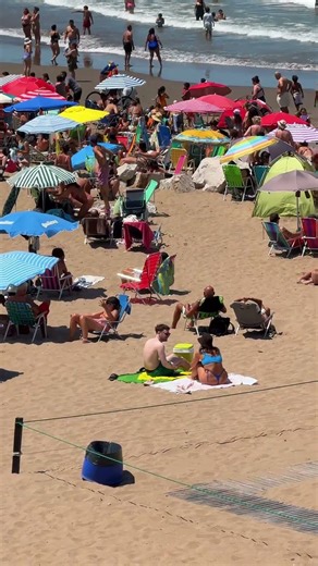 🇦🇷 Beautiful Beach, Mar del Plata 🌊 Argentina #shorts