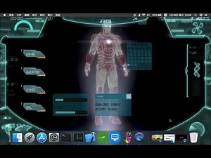 Jarvis Iron Man Plus Video Background Mac Live Wallpaper, iWall