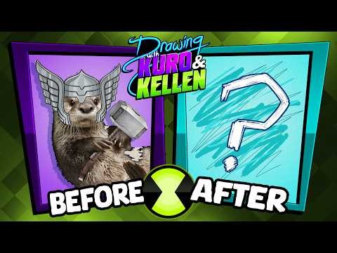 Kuro & Kellen Draw a Thor Otter Alien