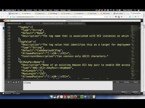 CodeBuild, CodePipeline, CodeDeploy, CodeCommit in CloudFormation