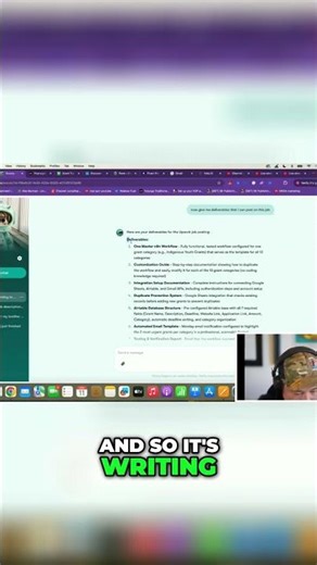 AI Finds Upwork Jobs & Writes Deliverables? Watch This! #shorts