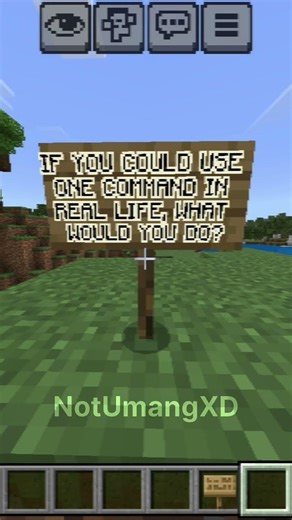 IF YOU COULD USE ONE COMMAND IN REAL LIFE, WHAT WOULD YOU DO?