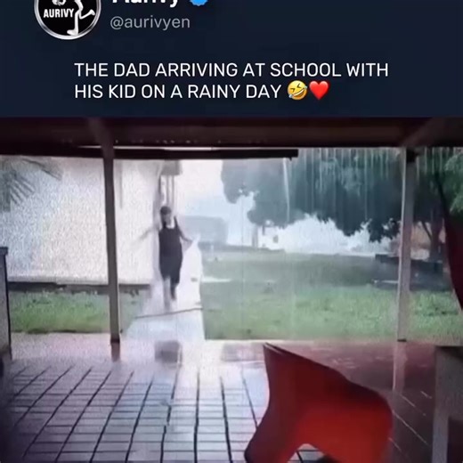 Let's Talk Kids with Lox on Instagram: "Let's have a hearty laughter with this video 🤣😊😂 Only Dads Think Like This! When the rain said “No school today!”, Daddy said “Watch me!” 🌧️👨‍👧💼 He packed up his baby like precious cargo and carried her to school, inside a bag! 😱😭🎒 Mothers would’ve called the umbrella, raincoat, or school bus. But Dads? They’ll say, “Don’t worry, I’ve got a plan.”💡 Only fathers can turn parenting into a comedy show with a touch of genius! Give it up for all the 