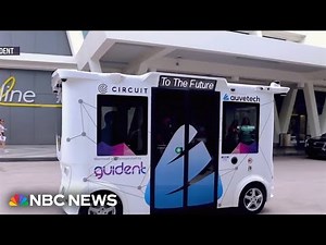 Self-driving shuttles mark major test for public transit