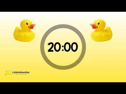 Rubber Duck Timer for Kids – 20 Minute Countdown with Fun Music
