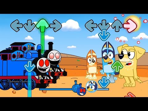 FNF NEW Bluey Babs Sneed VS Double Thomas EXE (Dirty Pride) - Friday Night Funkin'