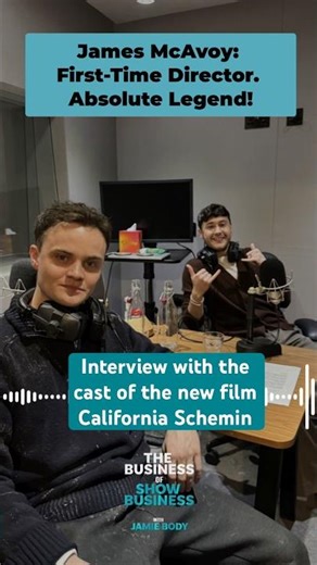 The cast of California Schemin’ on working with James McAvoy as a first-time director…