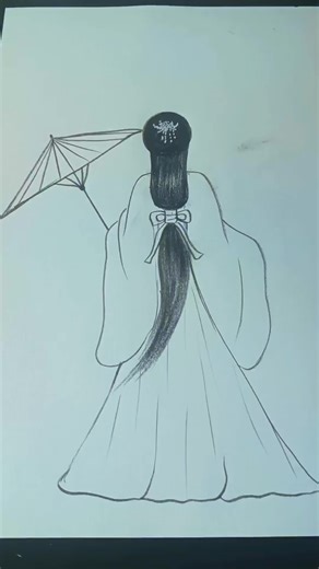 How to Draw a Beautiful Woman in Ancient Chinese Style