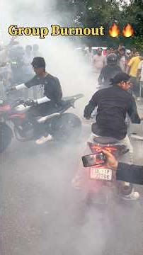 The ULTIMATE Bike Burnout Showdown! #burnout #apache310RR