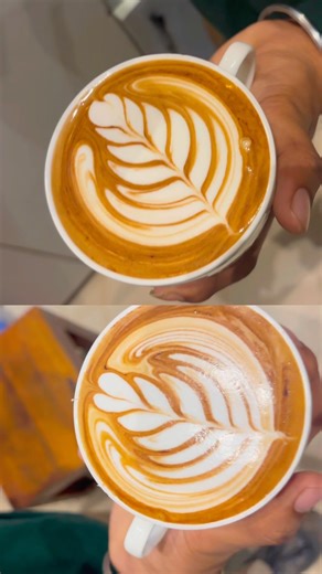 PoV:Beginner Latte Art Tutorial #coffeeart #coffee #pov #satisfying #song #shorts #latteart #art