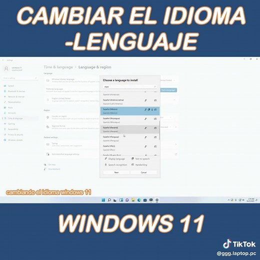 Cómo cambiar el idioma en Windows 11 fácilmente