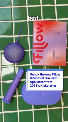 Unbox the new Fillow Menstrual Disc with Applicator from 2023’s Kickstarter. I’ve been waiting for this forever. The brand has done a great job with communication and it took far longer than anticipated but as someone in the business I understand how complicated manufacturing can be for new products. I never felt like it was a scam and excited to say it’s finally here! #cuptok #periodtok #menstrualdisc