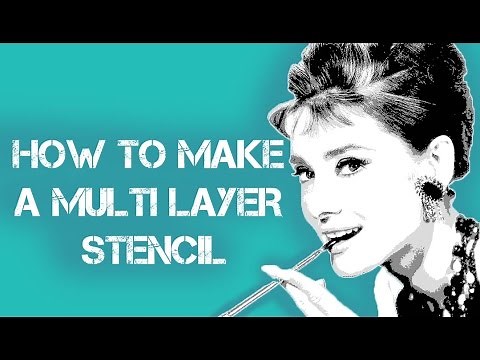 How To Make a Multilayer Stencil On Photoshop (Re-Made)