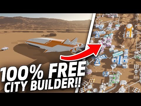 This Is The BEST FREE Survival City Builder!! - Alien Horizon - Colony Sim Logistics Base Builder