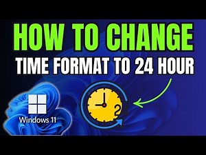 How To Change Time To 24 Hour Format In Windows 11