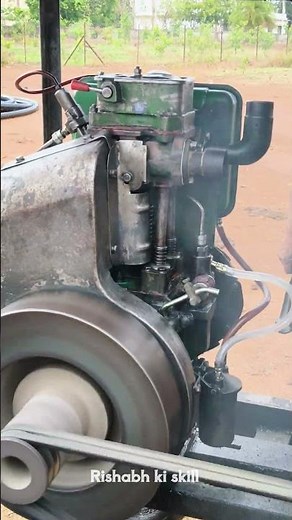 Diesel Engine Starting #engine #startup #starting #satisfying #machine