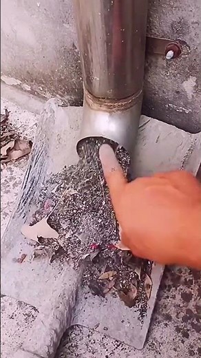 Drain Pipe Residue Cleaning | Process
