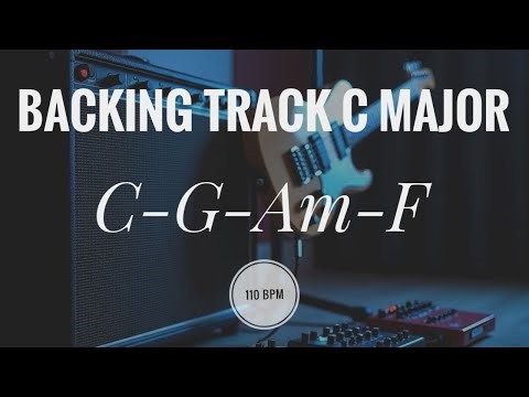C Major backing track | Pop Rock backing track | 120 BPM