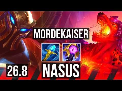 MORDEKAISER vs NASUS (TOP) | KR Master | 26.8