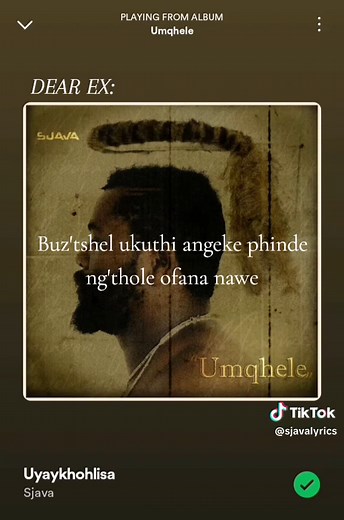 Uyay'khohlisa By Sjava.#sjavamusic❤ #sjavasong #lyricsvideo #sjava #bestsongs THANK YOU FOR 1K Likes.❤