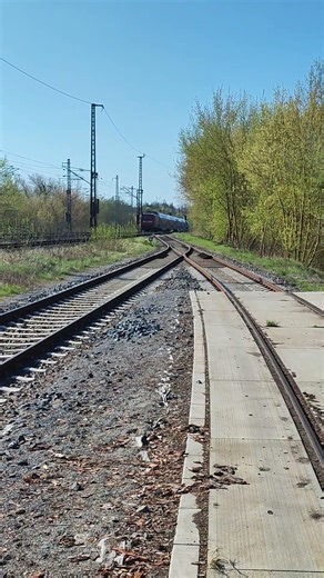 Einfahrt Linie RE 3 in den Eberswalder Hbf