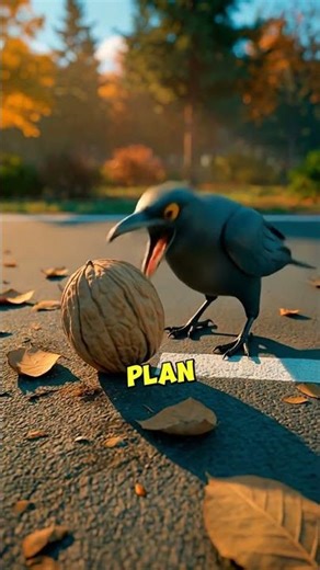 Genius Crow Moment You Can’t Miss 🐦✨ #SmartBird #BirdLovers #GeniusAnimals #BirdVideo #viralvideo