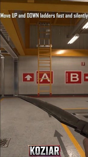 CS2 BEST WAY TO MOVE UP & DOWN LADDERS FAST AND SILENT