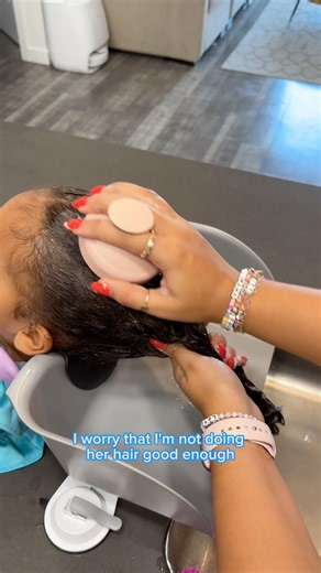 508K views · 54K reactions | Toddler hair Wash day. 﫧✨ Also, I want to add in that our daughter’s babysitter has helped out so much with her hair and I’m truly grateful for her.  | LaTreese Atkins | Facebook