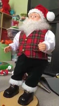 Hip swinging Santa low battery