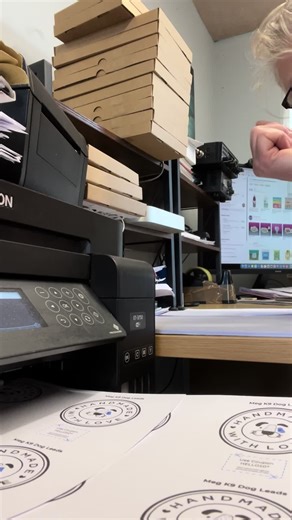 When you start printing your own cards. Just having a little dance to the printer.