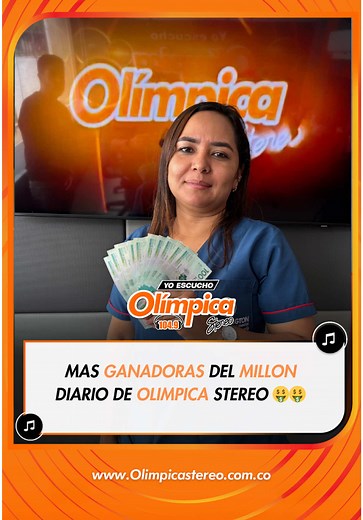 Participa y gana el millón diario de Olímpica Estéreo