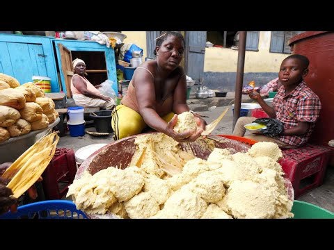 Kenkey and fish delight