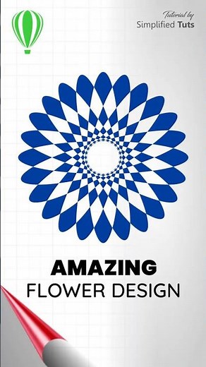 Amazing Flower Design Using Combine Option Coreldraw