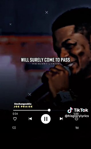 Unchangeable Lyrics by Joe Praise