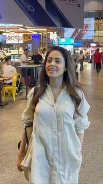 Nushrratt Bharuccha Returns Mumbai Spotted At Airport #shudhmanoranjan #bollywood #entertainment