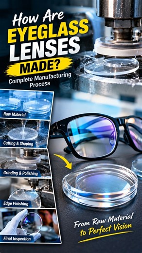 How Eyeglass Lenses Are Made 👓 | Factory Process