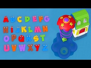 Learn Alphabet with Water Slide Toys - Alphabet and Numbers Songs Collection
