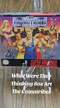 Bizarre Video Game Covers 13 The Combatribes Super Nintendo #videogames #supernintendo #snes