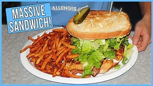 First video upload in what has felt like an eternity! ⠀⠀⠀⠀⠀⠀⠀⠀ The "Le Monstre" Chicken sandwich challenge in Montreal of Quebec, Canada! One sitting for this massive chicken sandwich challenge (more like a salad challenge 😉) Also, it's a pay to play, but it wasn't so bad given the circumstances. Watch the entire tour video series ➡️ https://www.facebook.com/watch/MagicMitchEats/915949232265843/ | Magic Mitch