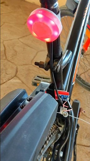 DIY Awesome🤩 cycle brake light 🏮🏮|| #shorts #cyclelight