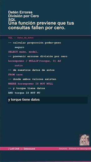 [ES] Detén Errores División por Cero SQL