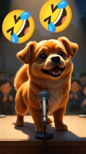 Singing Dog 🐶🎤 | Funny Dog Song Story 😂 | Cute Cartoon Short Video #shorts #viral
