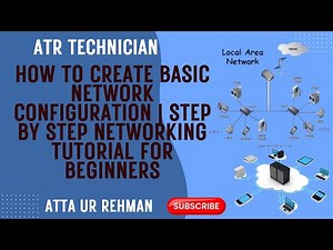 How to Create Basic Network Configuration | Step by Step Networking Tutorial for Beginners. #tech