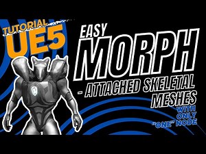 EasyMorph - Tutorial / Morph Attached Skeletal Meshes Setup #unrealengine #gaming #gamedev