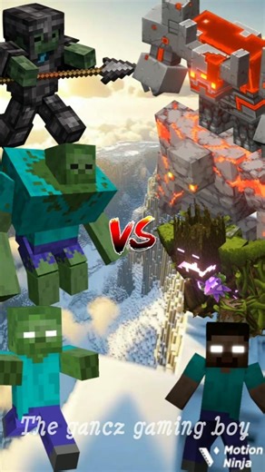 Zombie all forms Vs Mobs and Herobrine #minecraftshorts#shortsfeed#trendingshorts#herobrine